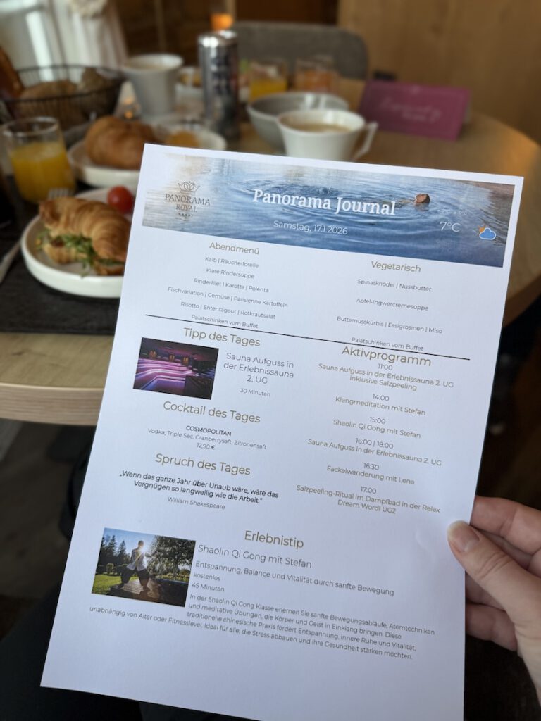 Genussreise-Tour ins Hotel Panorama Royal